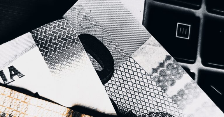 Money coming from the purse