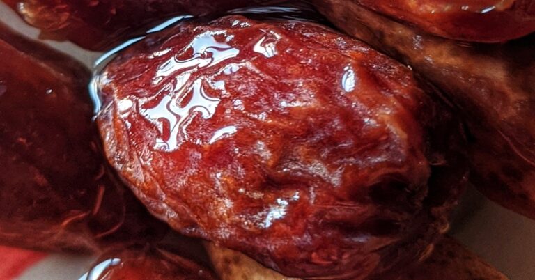 Fresh dates in a plates