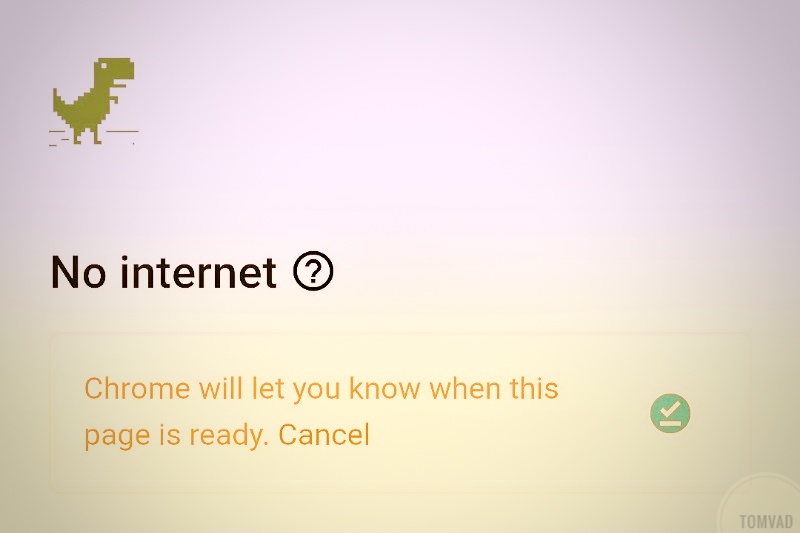 why would my phone say no internet connection