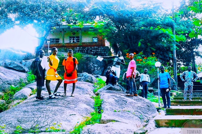 Kids Visiting a Tourist center