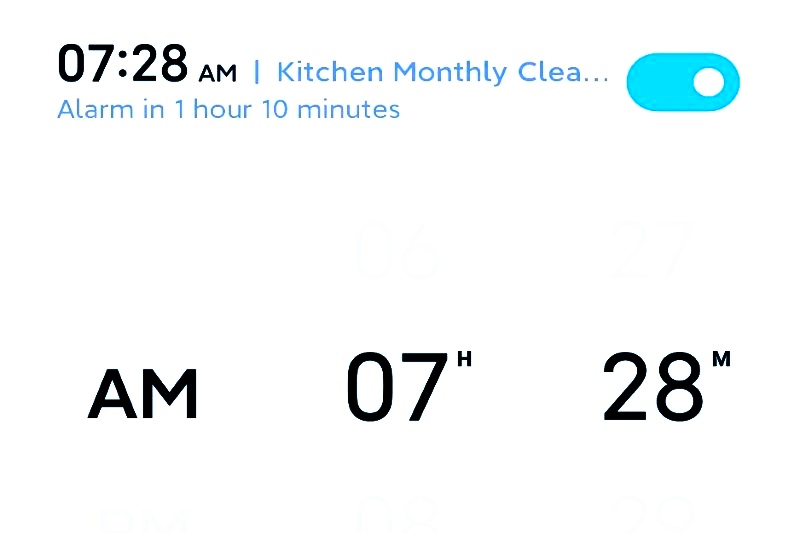 Kitchen Cleaning Reminder