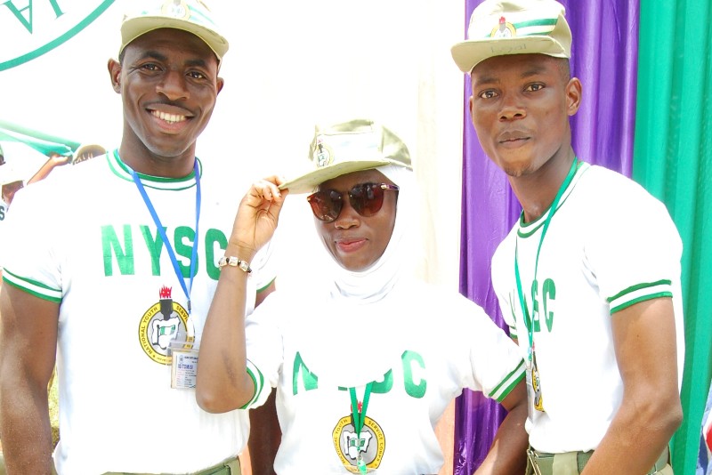 Three Nysc friends experimenting how to enjoy nysc camp