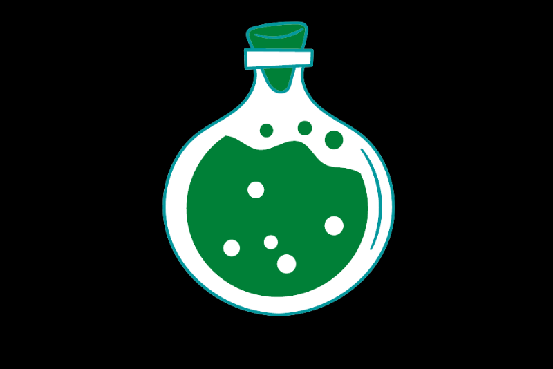 A bottle of chemical