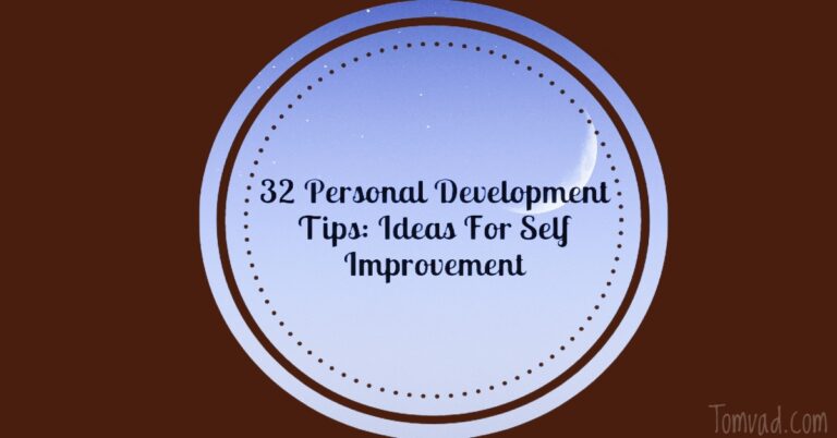 a text with personal development tips