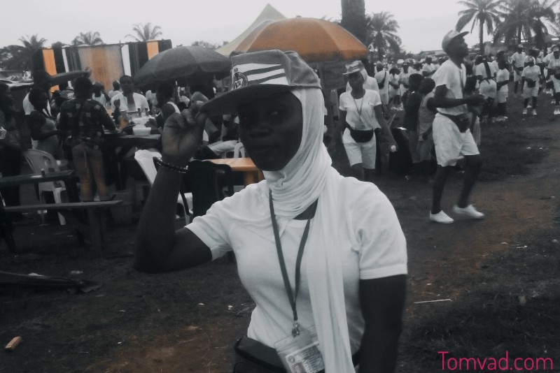 A corps member heading to the parade ground